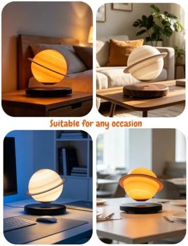 MOOCCI Levitating Saturn Lamp Magnetic Floating Planet Night Light