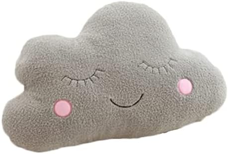 Star Pillow Moon Cloud Fresh Room Decoration Home Cushion Bed Pillow (Clouds 21.5 * 17.7inch/55 * 45cm, Grey)
