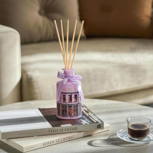 COCORRÍNA Reed Diffuser - Lavender Garden 6.76 fl oz Reed Diffuser with 8 Sticks Home Fragrance Bathroom Shelf Decor (Festive House Collection)