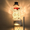 DORESshop Christmas Night Light,Snowman Kids Night Light,RGB Dusk to Dawn