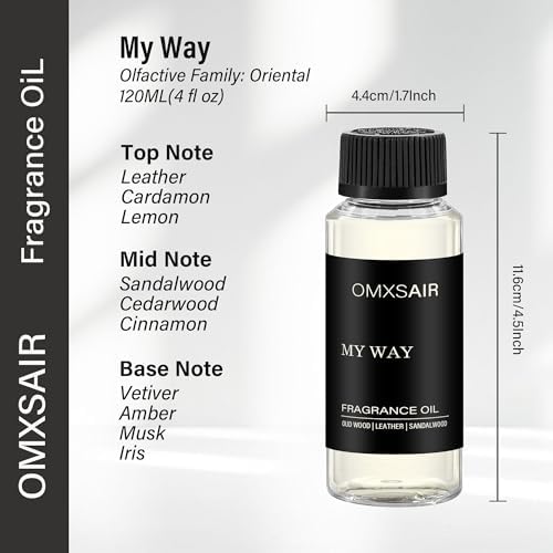 My Way Hotel Diffuser Oil & Home Luxury Fragrance Scents - 120ml/4 fl oz
