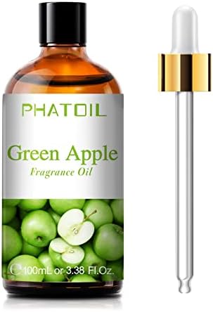 PHATOIL Green Apple Fragrance Oil for Diffuser Aromatherapy 3.38FL.OZ