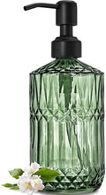JASAI 18 Oz Green Soap Dispenser with Black Rust Proof Pump