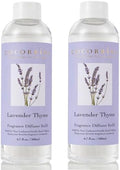 Cocorrína Reed Diffuser Refill - Lavender Thyme 6.7 oz / 2 Packs Reed Diffuser Oil Refill