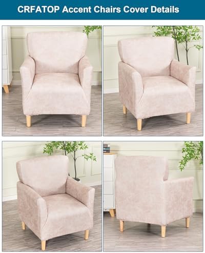 CRFATOP Accent Chair Cover, Stretch Armchair Slipcover for Living Room,A29