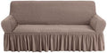 NICEEC Sofa Covers Coffee Couch Cover Stretch Sofa Slipcovers with Skirt