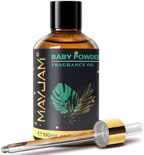 MAYJAM Baby Powder Fragrance Oil Essential Oils for Diffusers, 3.38FL.OZ