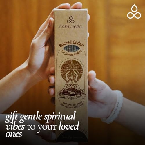 Balsam Cedarwood Incense Resin Smudge - 24+ Sticks, for Christmas Energy