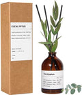 Reed Diffuser Set, Eucalyptus Scent, 3.4 fl oz, Oil Diffusers with Sticks