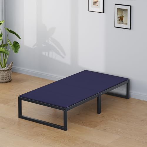 Lutown-Teen Bunkie Board Twin High-Density Polymer Bed Support, Blue