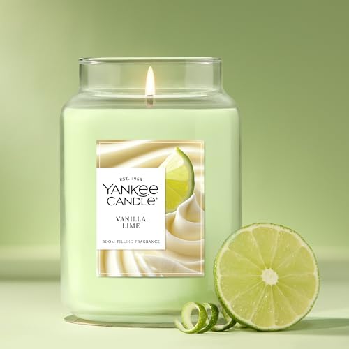 Yankee Candle Vanilla Lime Scented Candle, 22oz Large Jar