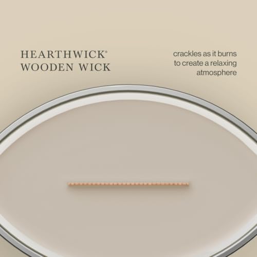 WoodWick Wood Smoke Scented Candle, Crackling Wick, 16oz