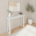 Plank+Beam Classic Console Table, 46 Inch, White