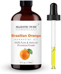 Majestic Pure Brazillian Orange Essential Oil for Diffuser - 4 Fl Oz