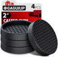 Non Slip Furniture Pads for Hardwood Floors - 4PCS 2" Caster Cups, Round