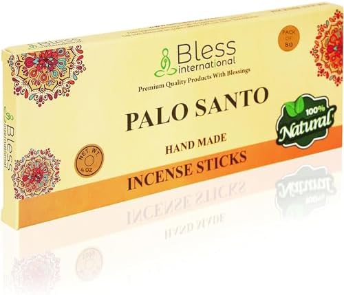 Bless-Organic-Palo-Santo 100%-Natural-Handmade-Incense-Sticks