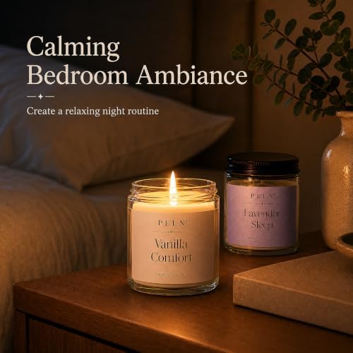 PELN Scented Candles Gift Set, 6 Pack Soy Candles for Home, 7 oz Each