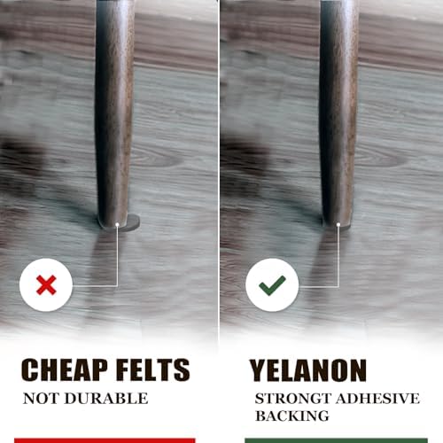 Yelanon Non Slip Furniture Pads for Hardwood Floors 42 Pcs 1"