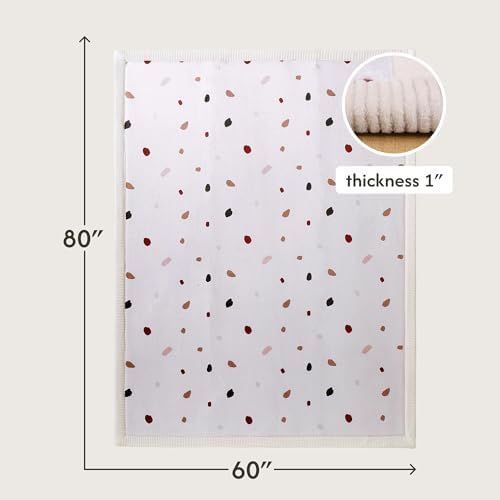 Hakuna Matte CloudSoft Baby Play Mat for Floor 60" x 80" Confetti