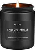Caramel Coffee Candle | Men Scented Candles for Home, Candles Gifts for Women Men - Soy Candle for Home Scented - Aromatherapy Gifts for Men - 7oz 50 Hours Long Burning