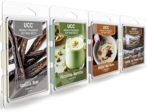 UCC Wax Melts, Soy Wax Cubes Strong Scent Long Lasting