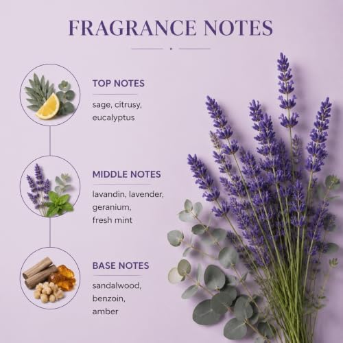 Airkeep Garden Lavender Reed Diffuser Refill – 6.76 fl oz – Premium Scented Oil for Home Aromatherapy – Long-Lasting Fragrance for Reed Diffusers – Perfect for Bathroom, Bedroom & Home Decor