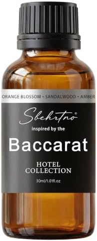 Hotel Collection Diffuser Oil – Inspired by Baccarat Hotel Scent – Sandalwood, Bergamot & Cedarwood – for Essential & Waterless Diffusers (1 Fl Oz (Pack of 1))