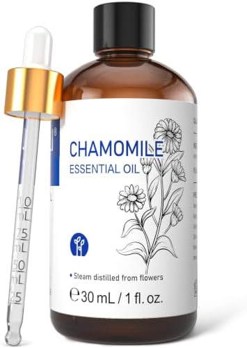 HIQILI Chamomile Essential Oil for Diffuser, Skin & Soap