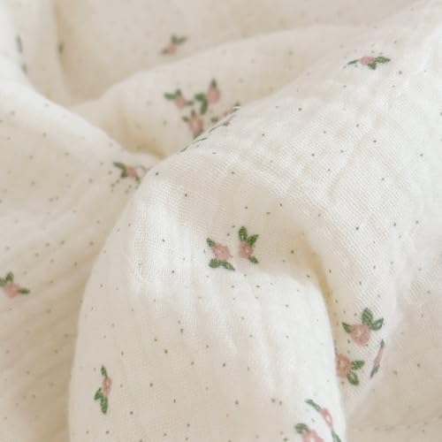 Shabby Chic Floral Quilt/Duvet Cover Twin, Primrose, No Pillows