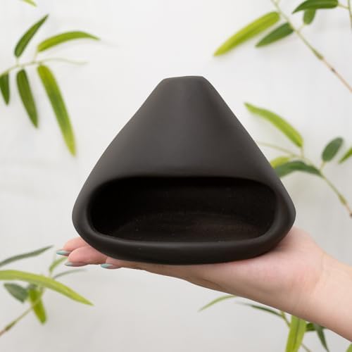 MOUGIGI Zongzi Shaped Clay Smudge Bowl,Palo Santo&Sage Cone Incense Burner