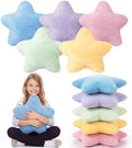 Soaoo 5 Pcs Star Fluffy Pillow Star Shape Pillow, Soft Mix