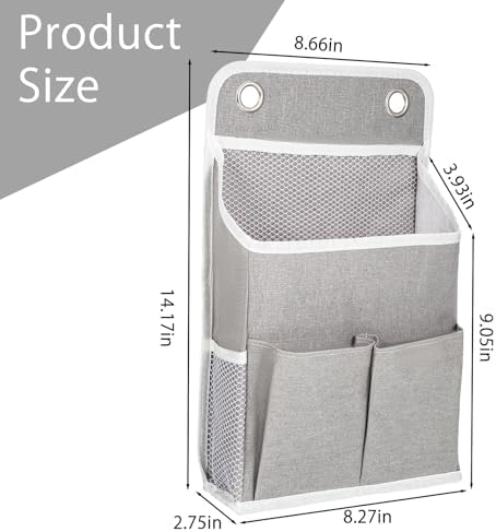 Hanging Organizer with Pockets, Wall Hanging Baskets for Organizing