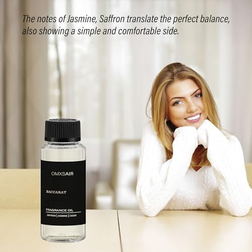 Baccarat Inspired Hotel Diffuser Oil for Home Luxury Scents - 120ml/4 fl oz