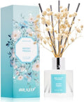 Airkeep Reed Diffuser Set,3.38 fl oz (100 ml) - Watery Freesia Oil Diffusers with 8 Reed Sticks, Home Fragrance Reed Diffuser for Bathroom Shelf Decor