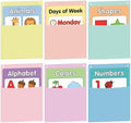 6Pcs Plastic Oversized Wall Pockets 12.6 X 9.4 Inch Hanging Wall File Organizer Hanging File Folders Holder Mail Organizer for Back to School Classroom Home Office Teaching Supplies (Pastel Color)