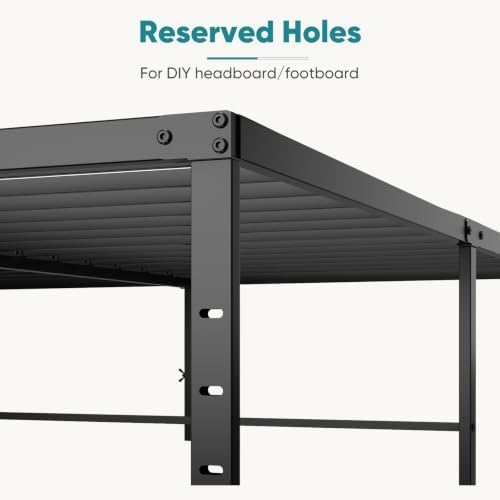 DUMOS Full Bed Frames, 18 Inch Height Metal Platform Bed Frame
