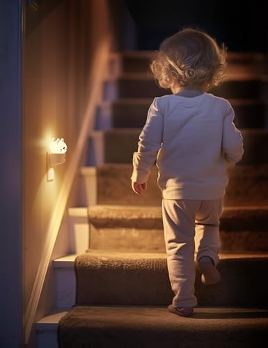 L LOHAS LED Night Light for Kids, 3D Cat Night Light Plug in