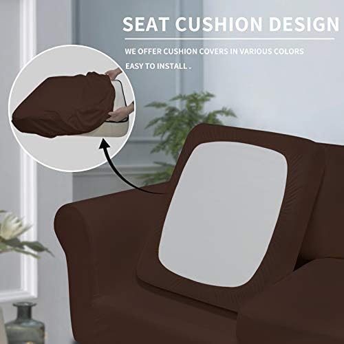 Easy-Going Stretch Oversized Loveseat Couch Cover for 2 Cushion Washable