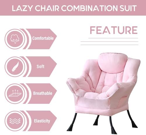 LITA Lazy Chair, Comfy Accent Reading Chair