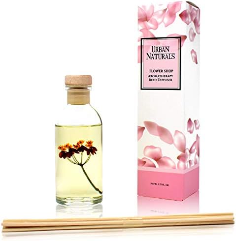 Urban Naturals Reed Diffuser Set, Flower Shop - Bathroom Shelf Décor