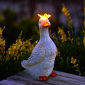 Goodeco Garden Goose with Solar Butterfly Statue