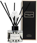 CULTURE & NATURE Reed Diffuser Set 4oz (120ml) Jasmine Scented Diffuser with Sticks Home Fragrance Reed Diffuser for Bathroom Shelf Decor