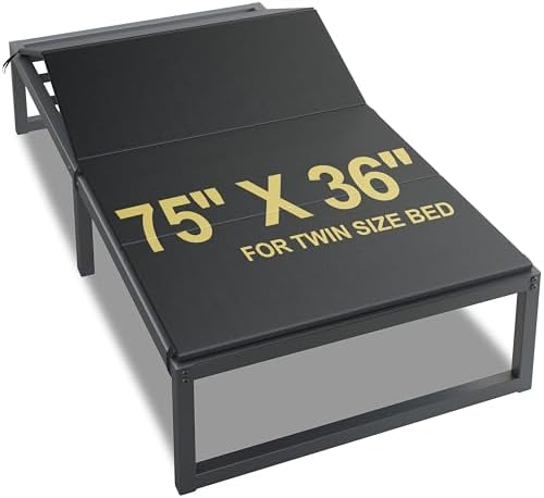 Lutown-Teen Bunkie Board Twin 2 Pack High-Density Polymer, Black