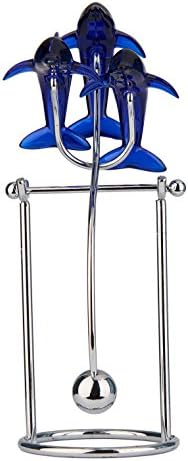 Sunnytech Dolphins Kinetic Art Balancing Decompression Toy Decompressive Science Psychology Home Office Decor Desk Decor Toy (WJ124 HL05 Dolphins)