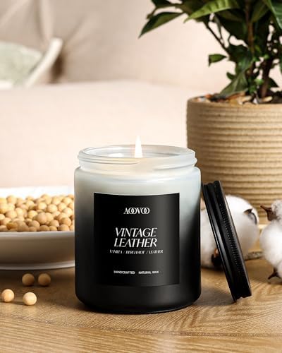 AOOVOO Scented Candles Set - 6 Pack Men Candles for Home Scented
