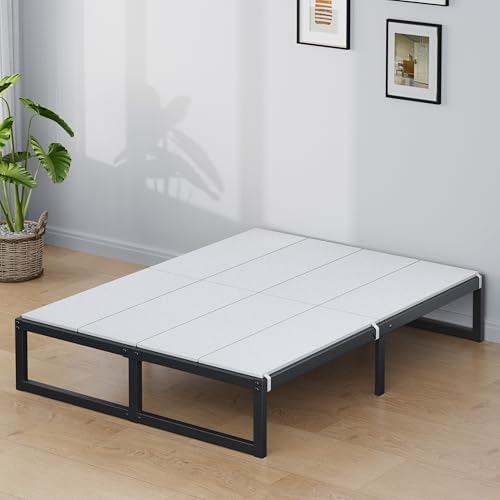 Lutown-Teen Bunkie Board King High-Density Polymer Bed Support, White