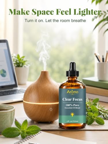 100% Pure Essential Oil Blends - Clear Focus