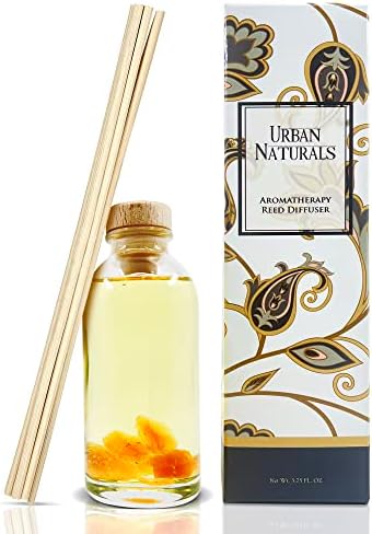 Urban Naturals Reed Diffuser Set, Sensual Amber Blossoms - Bathroom Décor