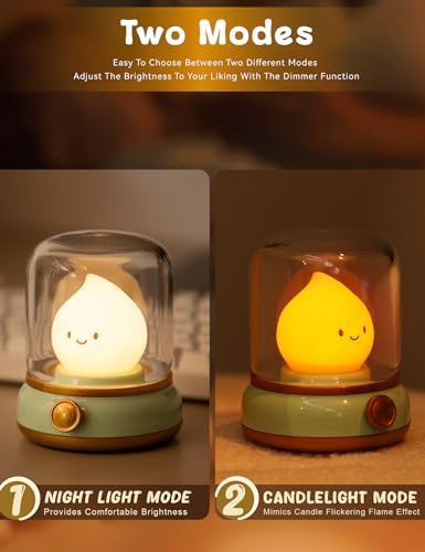 WANIDEA Kids Night Light, Cute Desk Lamp, Holloween Decor