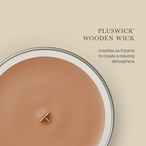 WoodWick Hazelnut Roast Scented Candle, Crackling Wick, 21.5oz